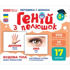 Геній з пелюшок. Будова тіла. Демонстраційний матеріал